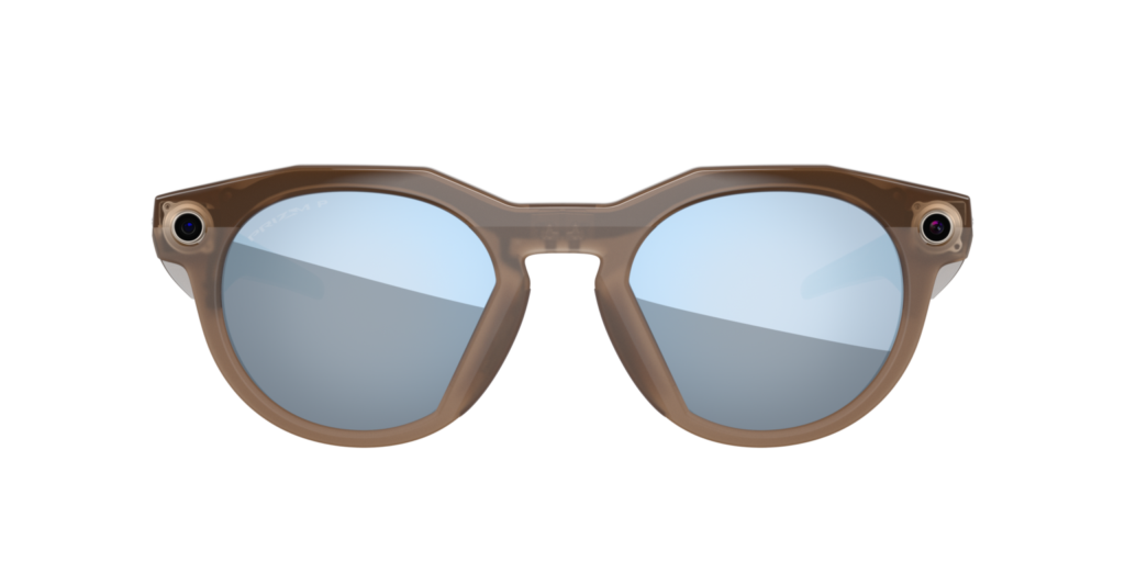 Afbeelding van de Oakley Meta HSTN (op sterkte) in het bruin met Oakley PRIZM glas