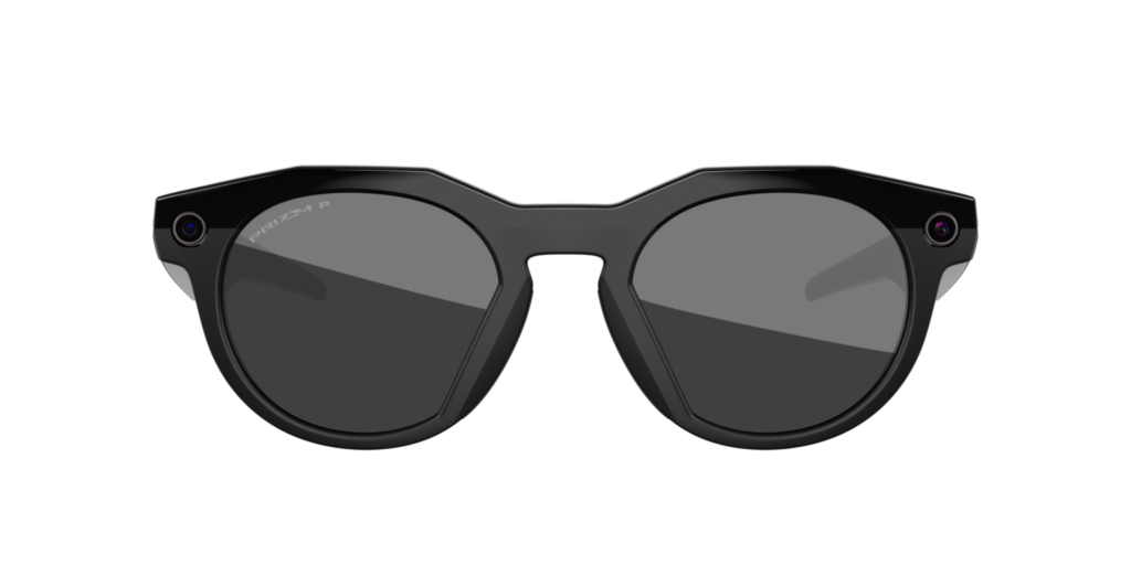 Afbeelding van de Oakley Meta HSTN (op sterkte) in het zwart met Oakley PRIZM glas