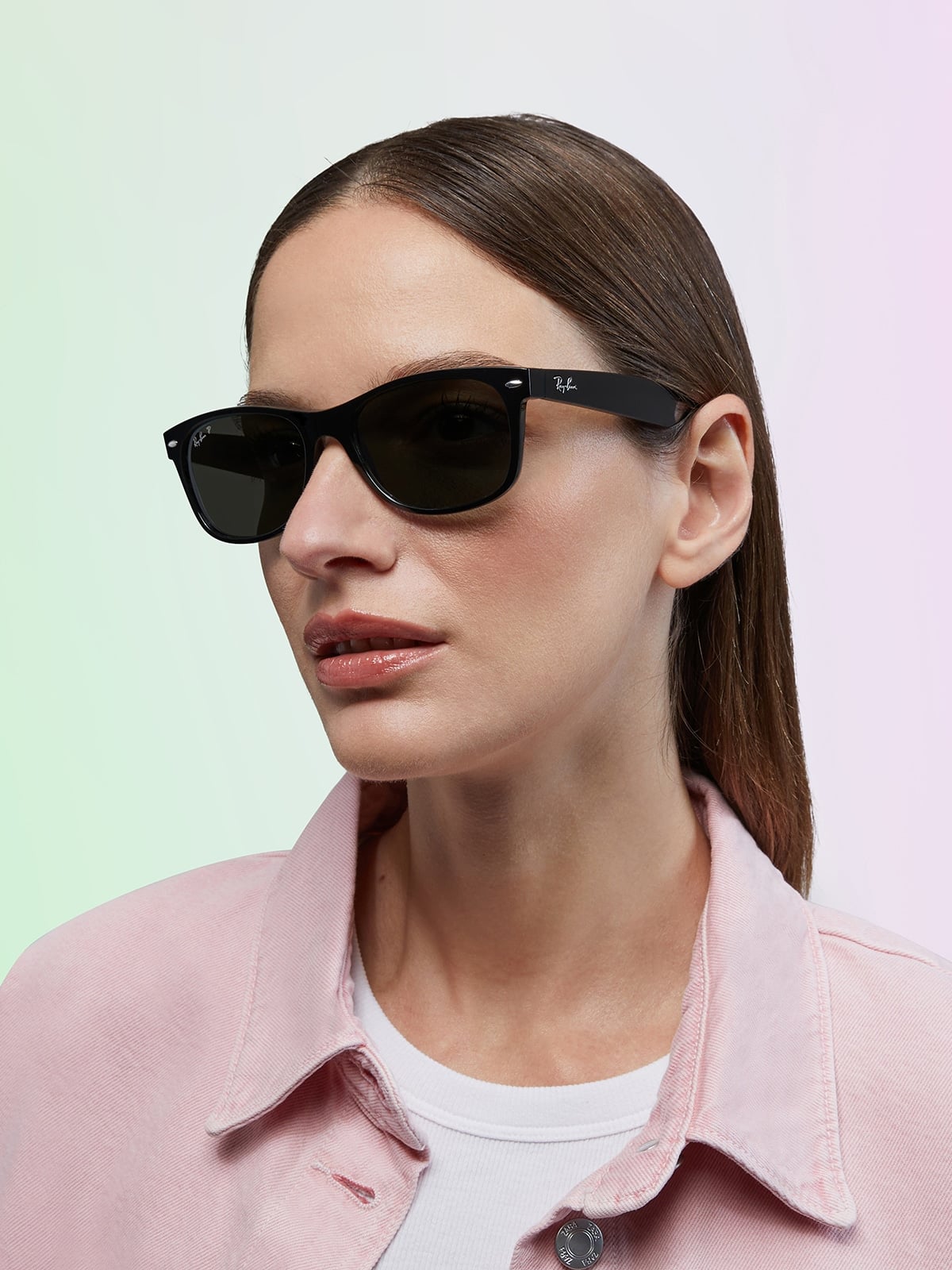 Ray-Ban New Wayfarer RB2132-901 - Glanzend Zwart - Afbeelding 4