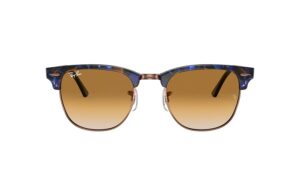 Ray-Ban Clubmaster 0RB3016-125651 - Bruin / Blauw