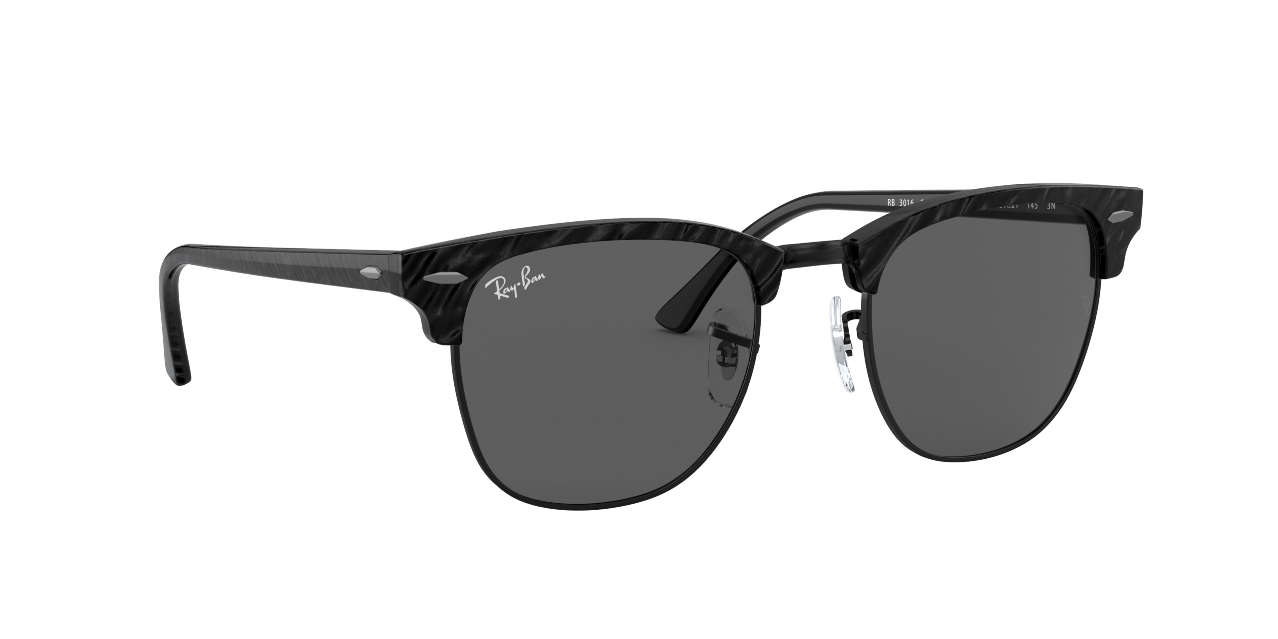 Ray-Ban Clubmaster Classic RB3016-1305B1 - Zwart - Afbeelding 5