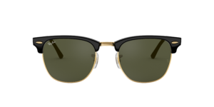 Ray-Ban Clubmaster Classic RB3016-W0365 - Zwart met Goud