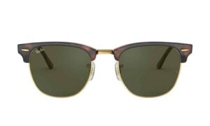 Ray-Ban Clubmaster Classic RB3016-W0366 - Bruin met Goud