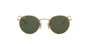 Ray-Ban Round Metal Flat Lenses RB3447N-001- Goud