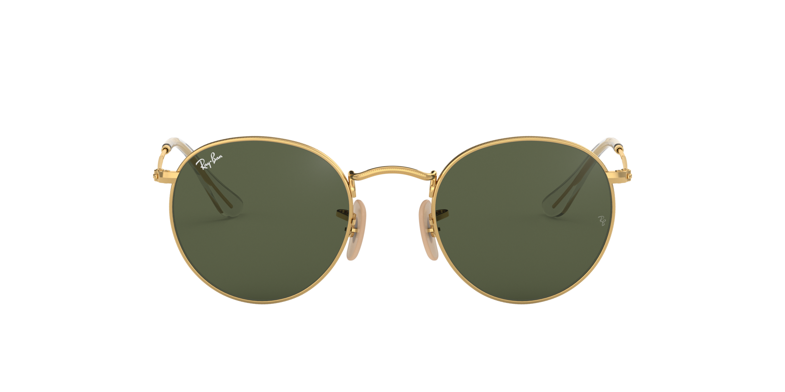 Ray-Ban Round Metal Flat Lenses RB3447N-001- Goud