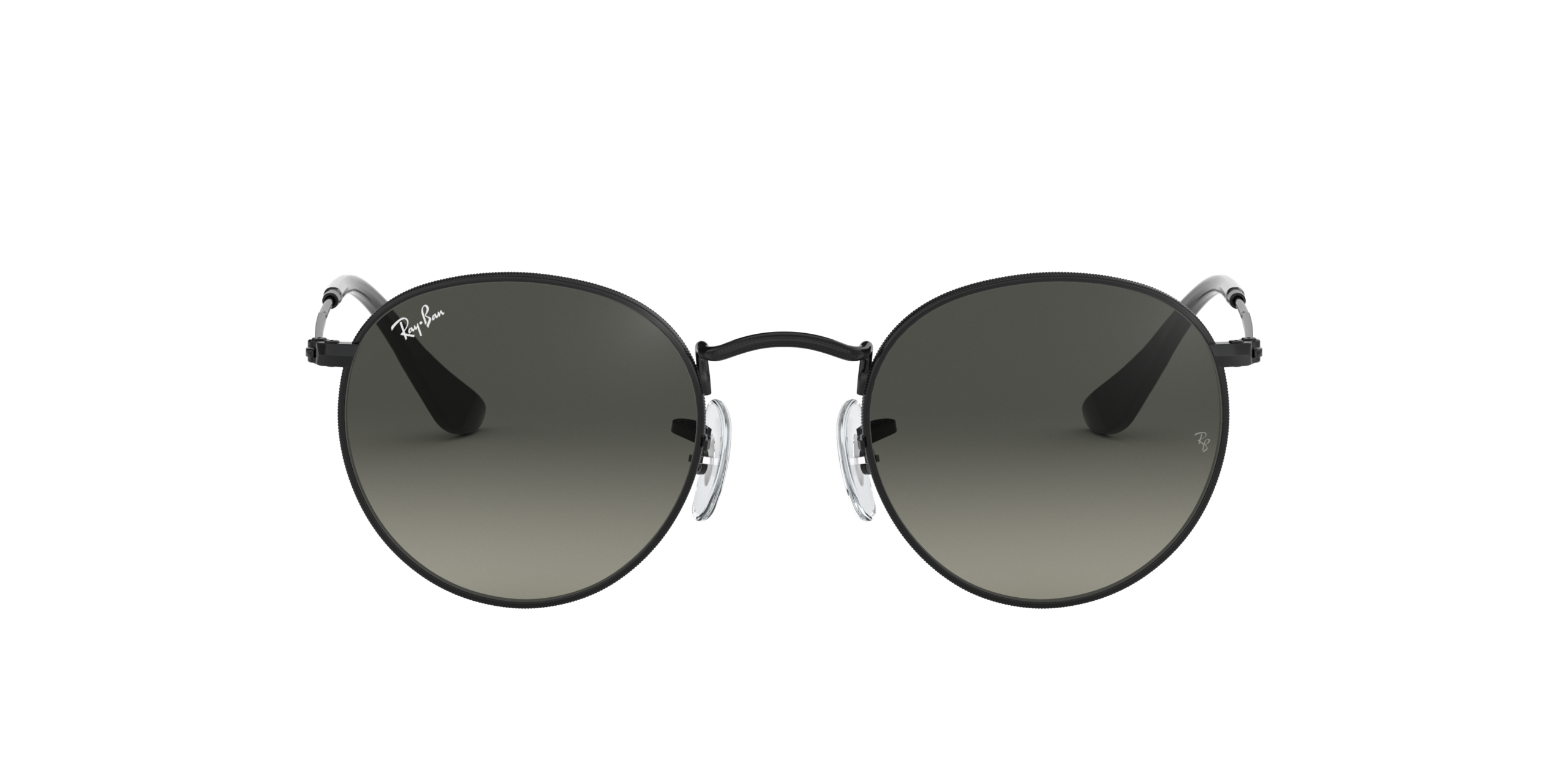 Ray-Ban Round Metal Flat Lenses RB3447N-002 - Zwart