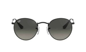 Ray-Ban Round Metal Flat Lenses RB3447N-002 - Zwart