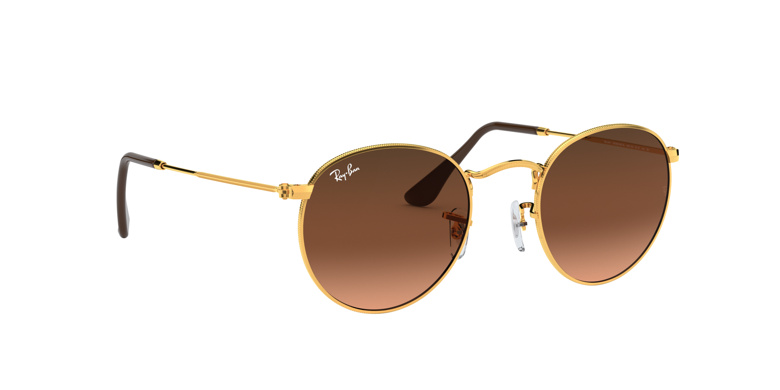 Ray-Ban Round Metal RB3447-9001A5 - Lichtbrons - Afbeelding 5