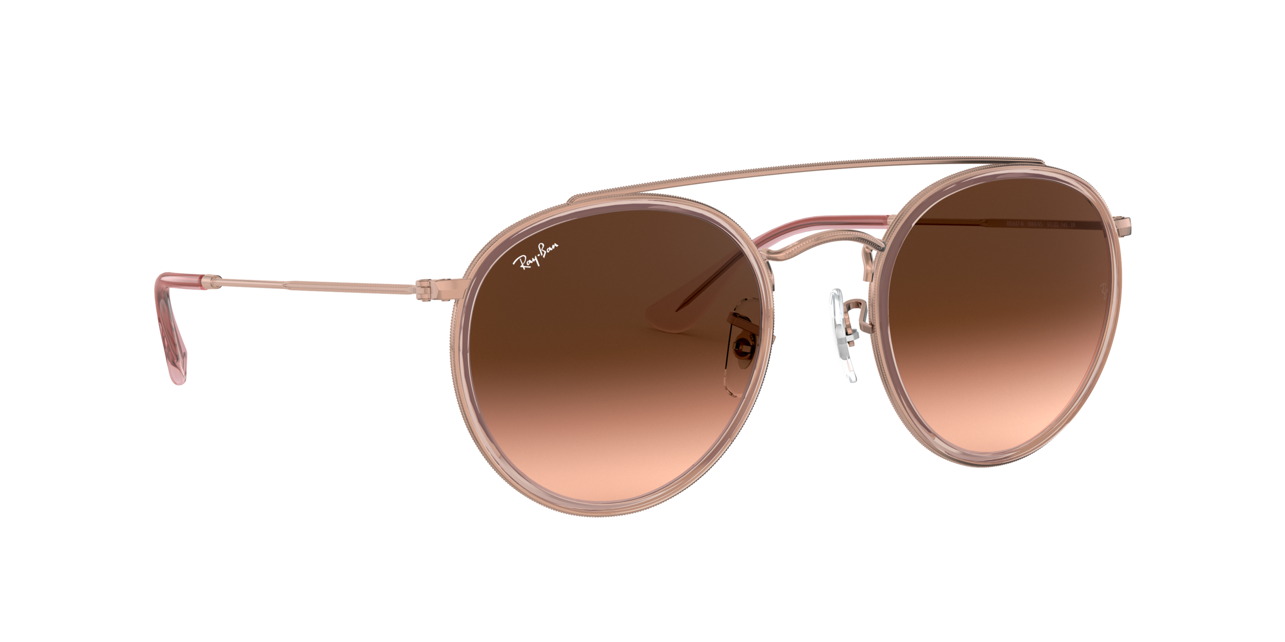 Ray-Ban Round Double Bridge RB3647N-9069A5 - Koper - Afbeelding 5