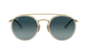 Ray-Ban Round Double Bridge RB3647N-91233M - Goud