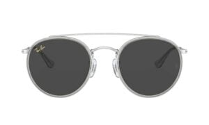 Ray-Ban Round Double Bridge RB3647N-9211B1 - Zilver