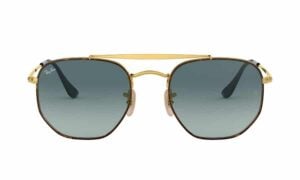 Ray-Ban Marshal RB3648-91023M - Goud met Bruin