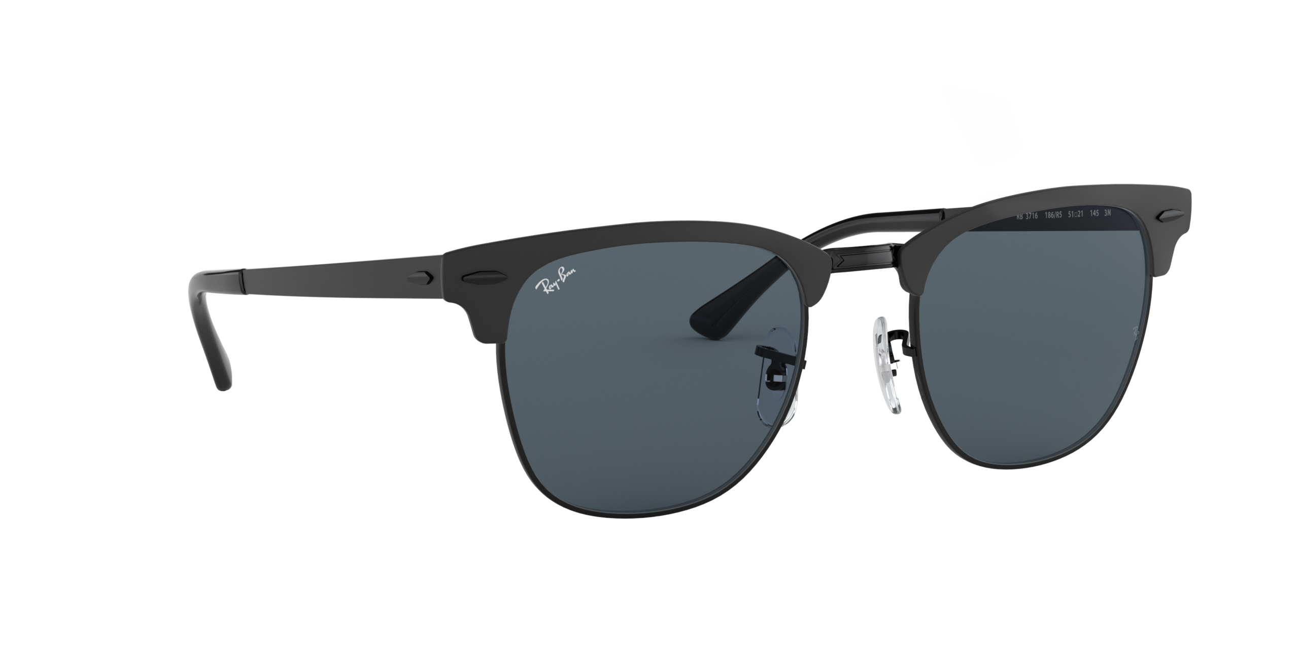 Ray-Ban Clubmaster Metal RB3716-186/R5 - Zwart - Afbeelding 5