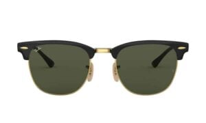 Ray-Ban Clubmaster Metal RB3716-187 - Zwart op Goud