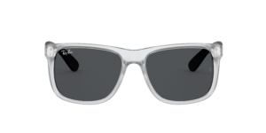 Ray-Ban Justin RB4165-651287 - Transparant op Zwart