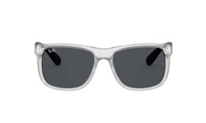 Ray-Ban Justin RB4165-651287 - Transparant op Zwart