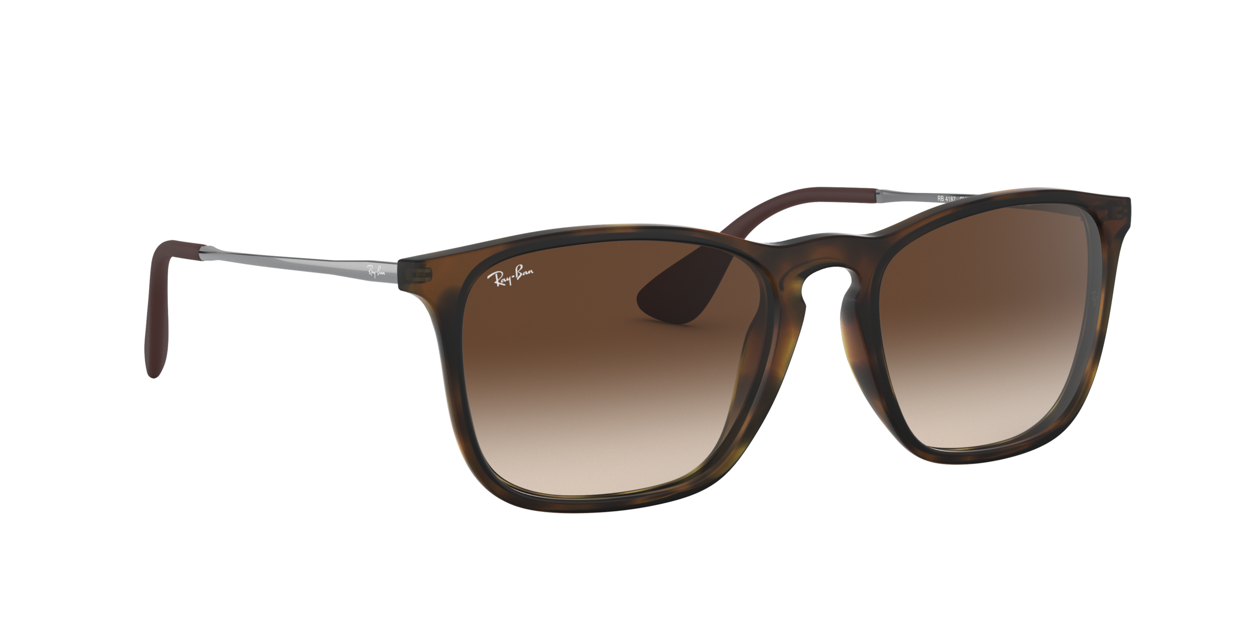 Ray-Ban Chris RB4187-856/13 - Bruin / Havana - Afbeelding 5
