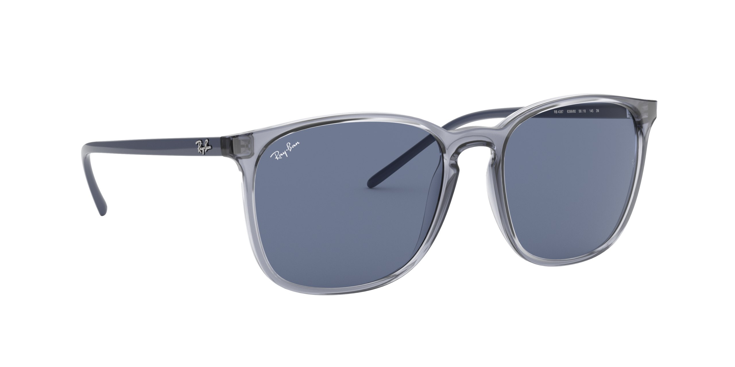 Ray-Ban 0RB4387-639980 - Transparant Blauw - Afbeelding 5