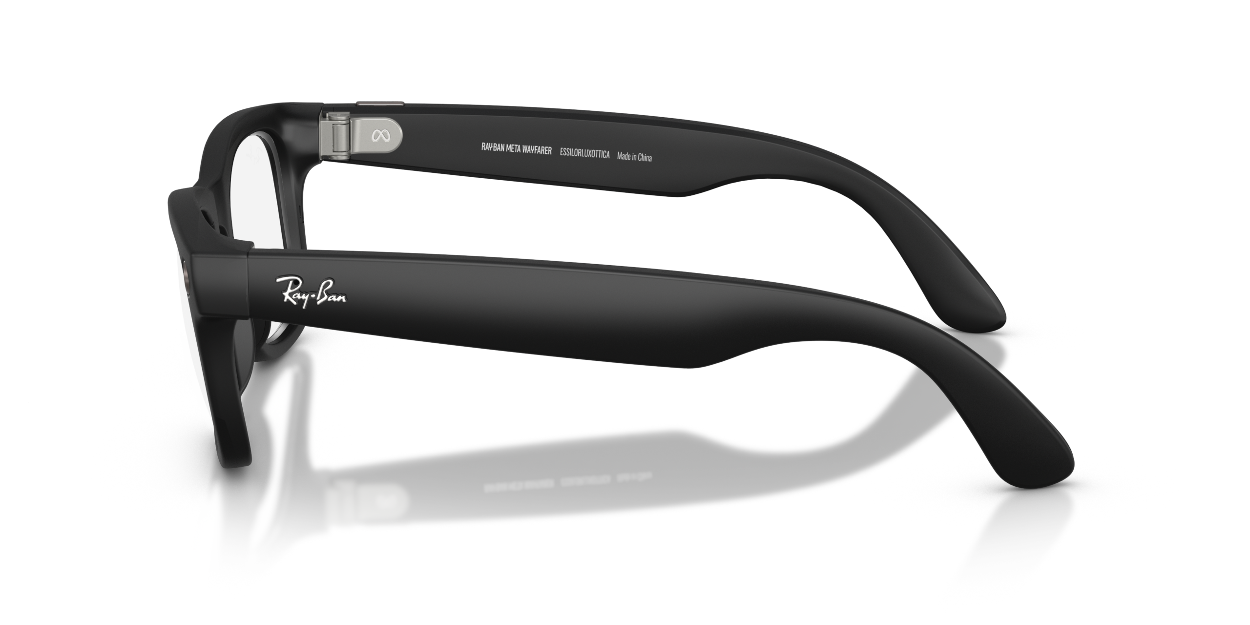 Ray-Ban | Meta Wayfarer 0RW4012-601SSB - Matzwart - Afbeelding 5