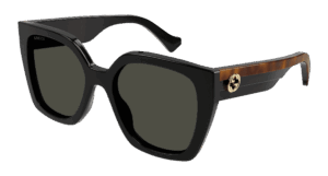 Gucci GG1300S-001 - Zwart / Bruin