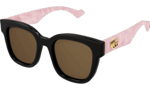 Gucci GG0998S-005 - Zwart / Roze