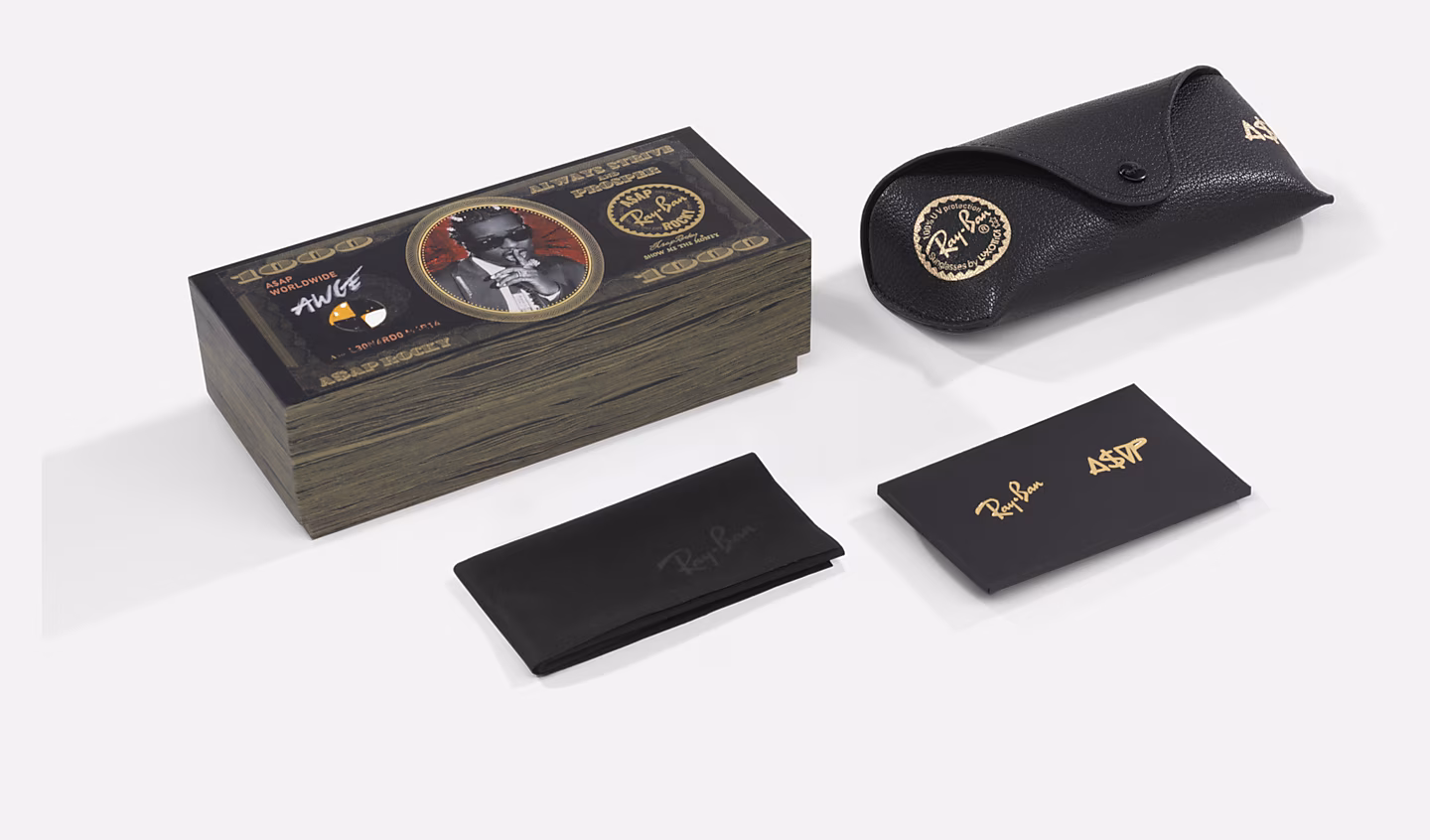 Ray-Ban Mega Wayfarer ASAP ROCKY Blacked Out Collection RB0840S-6826J5 - Afbeelding 6