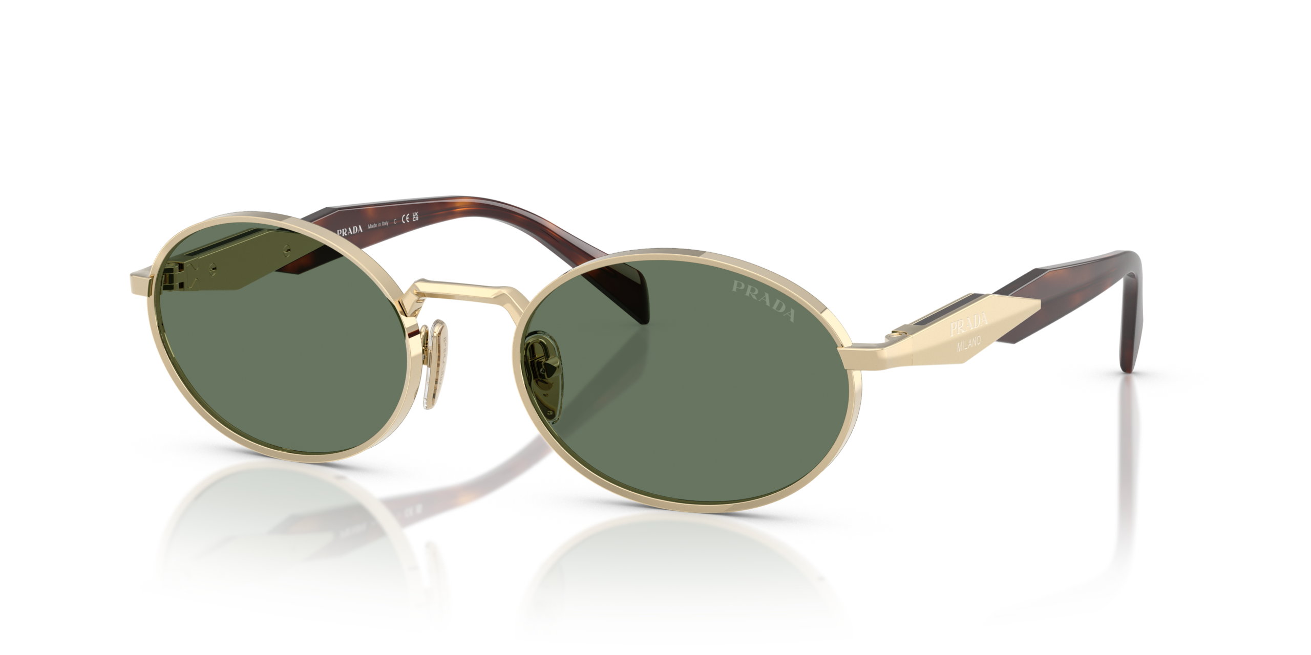 Prada 0PR 65ZS-ZVN70L - Goud met bruin - Afbeelding 5