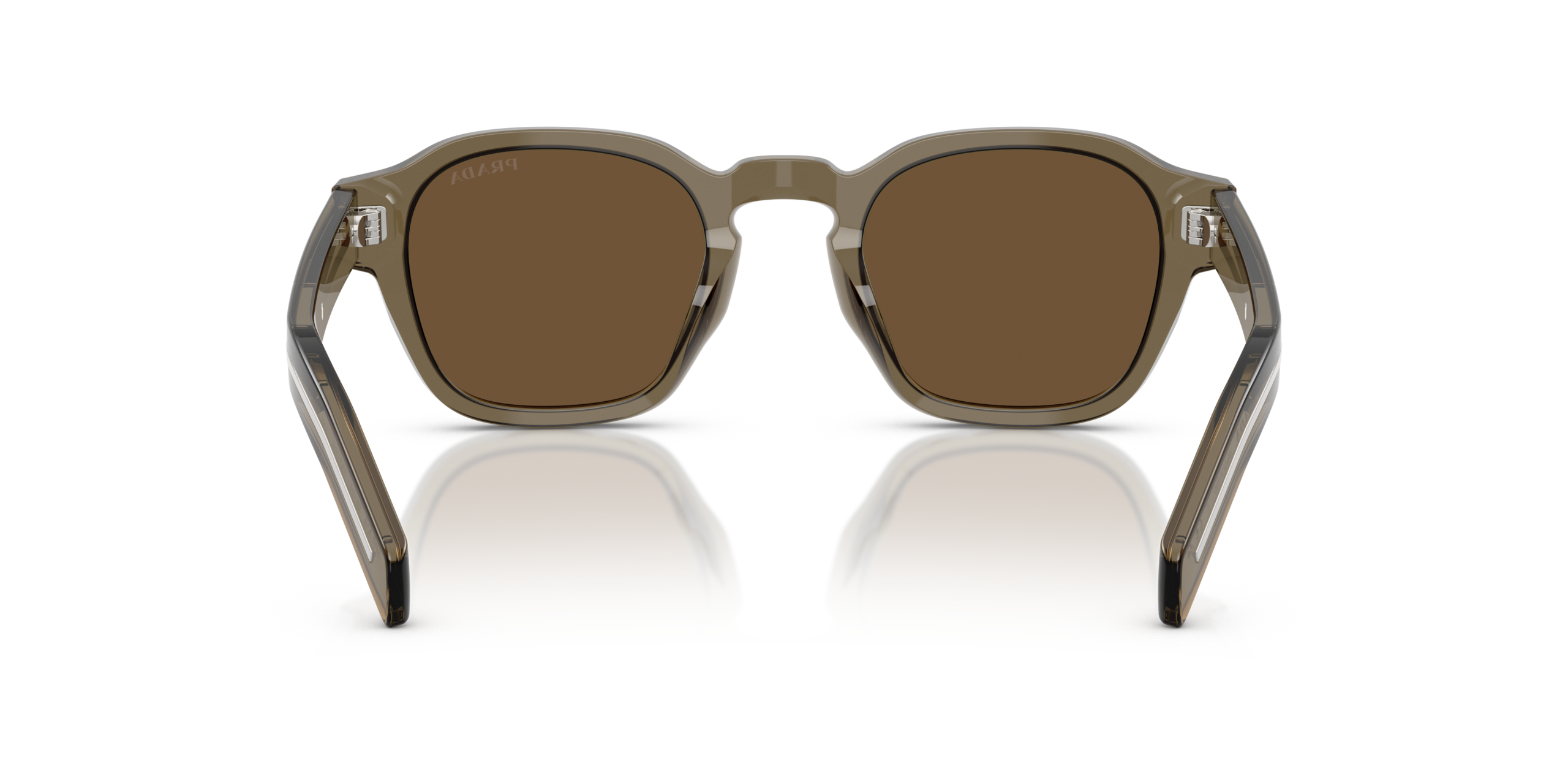 Prada 0PR A16S-18T70F - Transparant / Terra bruin - Afbeelding 3