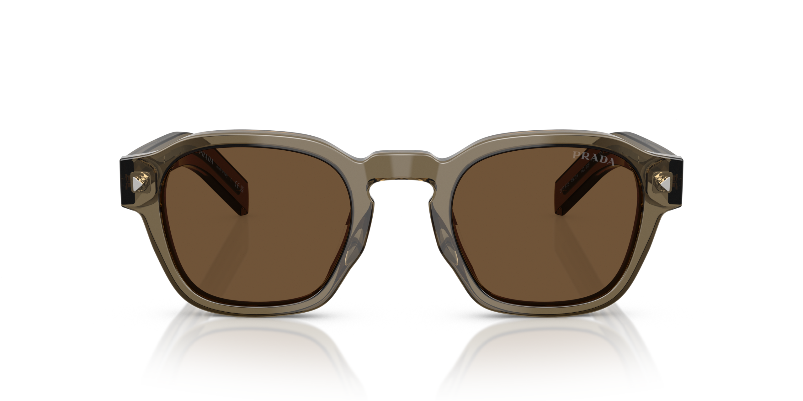 Prada 0PR A16S-18T70F - Transparant / Terra bruin