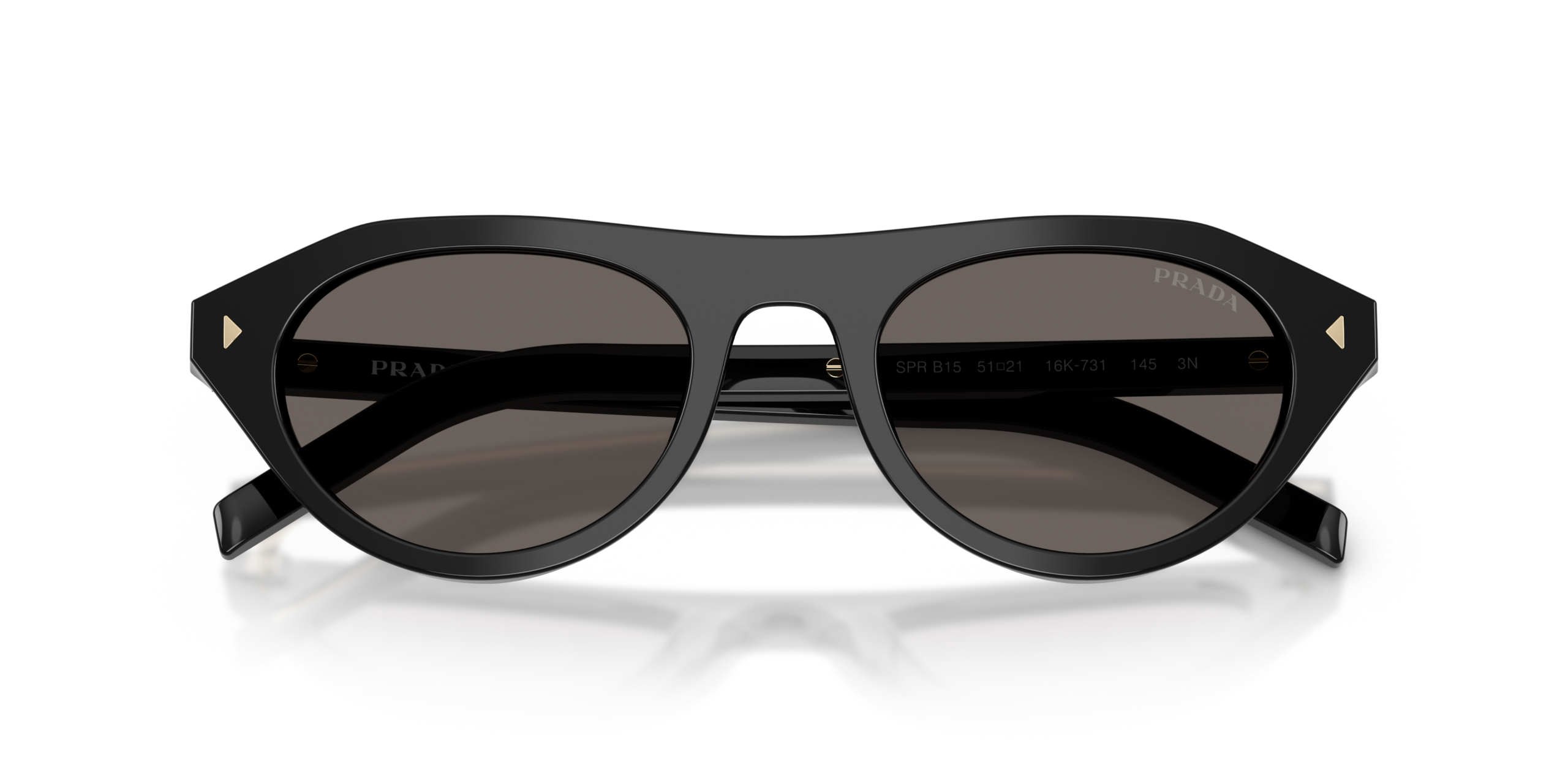 Prada 0PR B15S-16K731 - Glanzend Zwart - Afbeelding 2