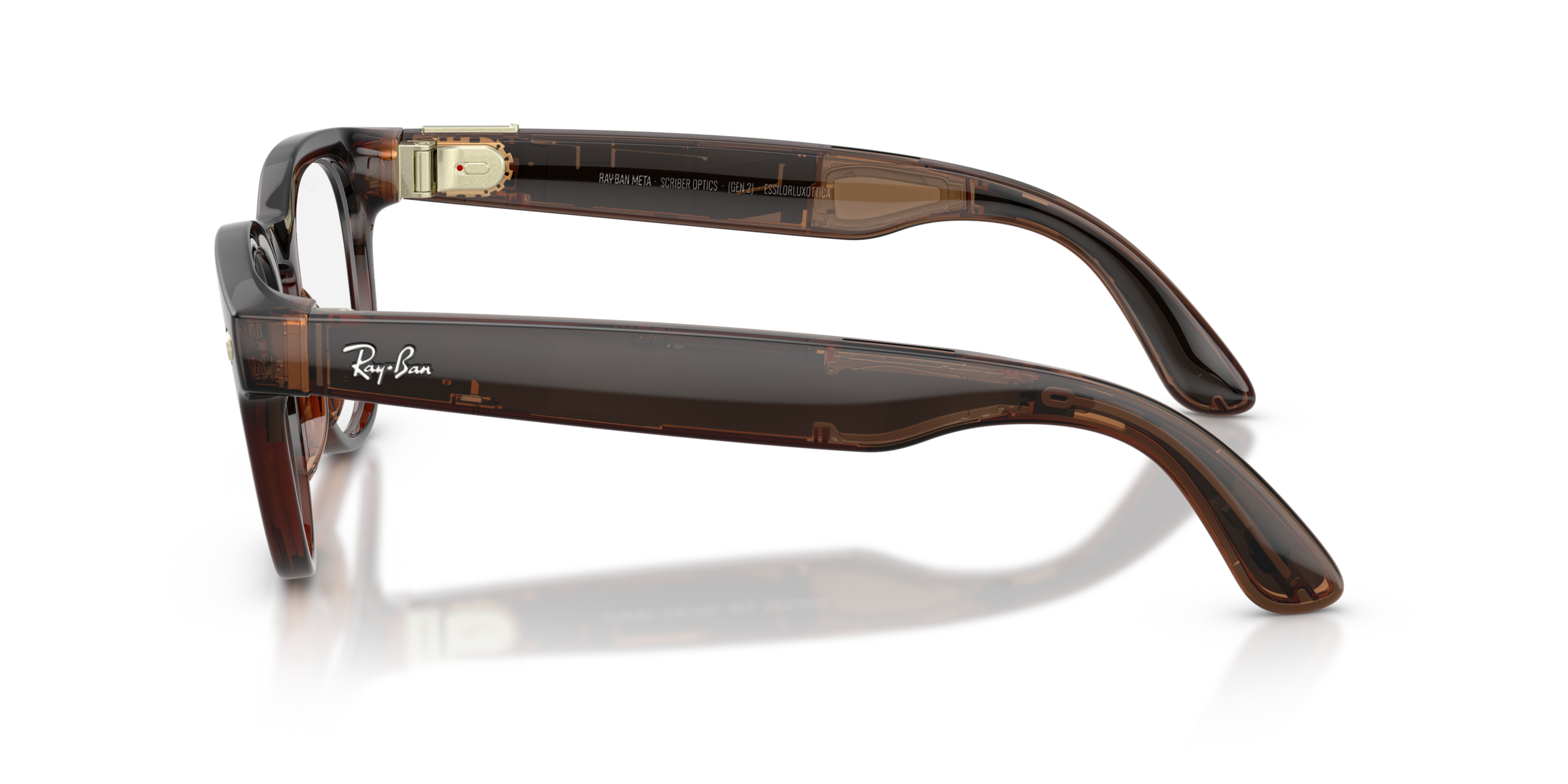 Ray-Ban | Meta Scriber Optics 0RW7002-8532 - Transparant Bruin - Afbeelding 2