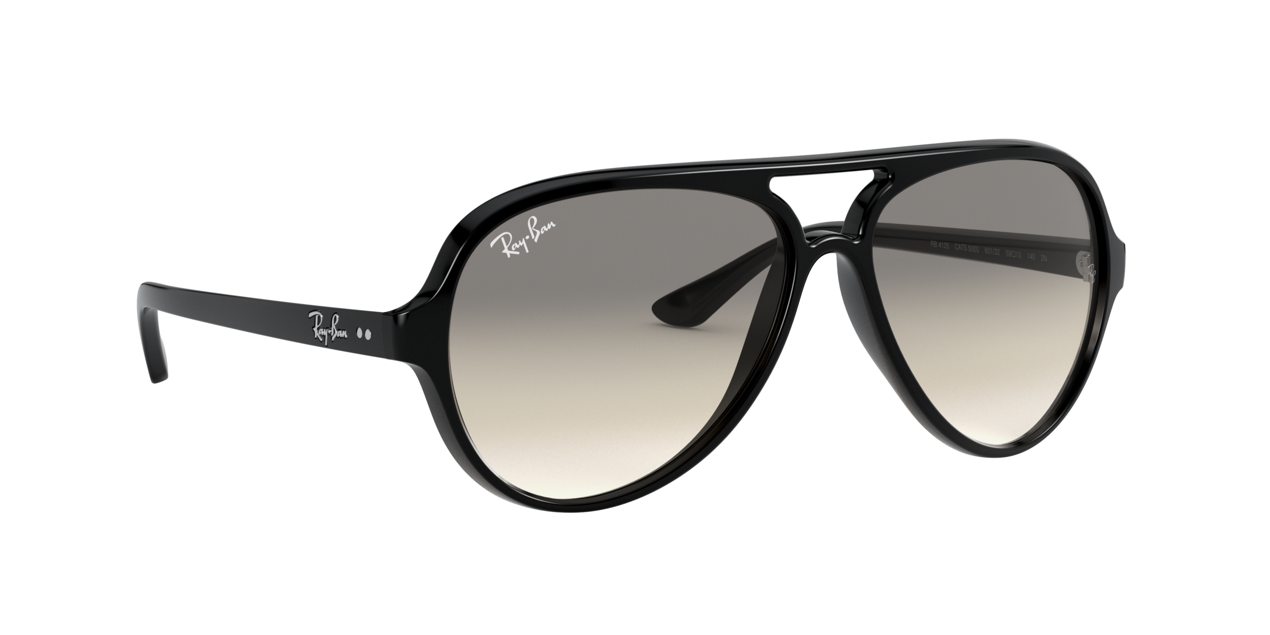 Ray-Ban Cats 5000 RB4125-601/32 - Zwart - Afbeelding 2