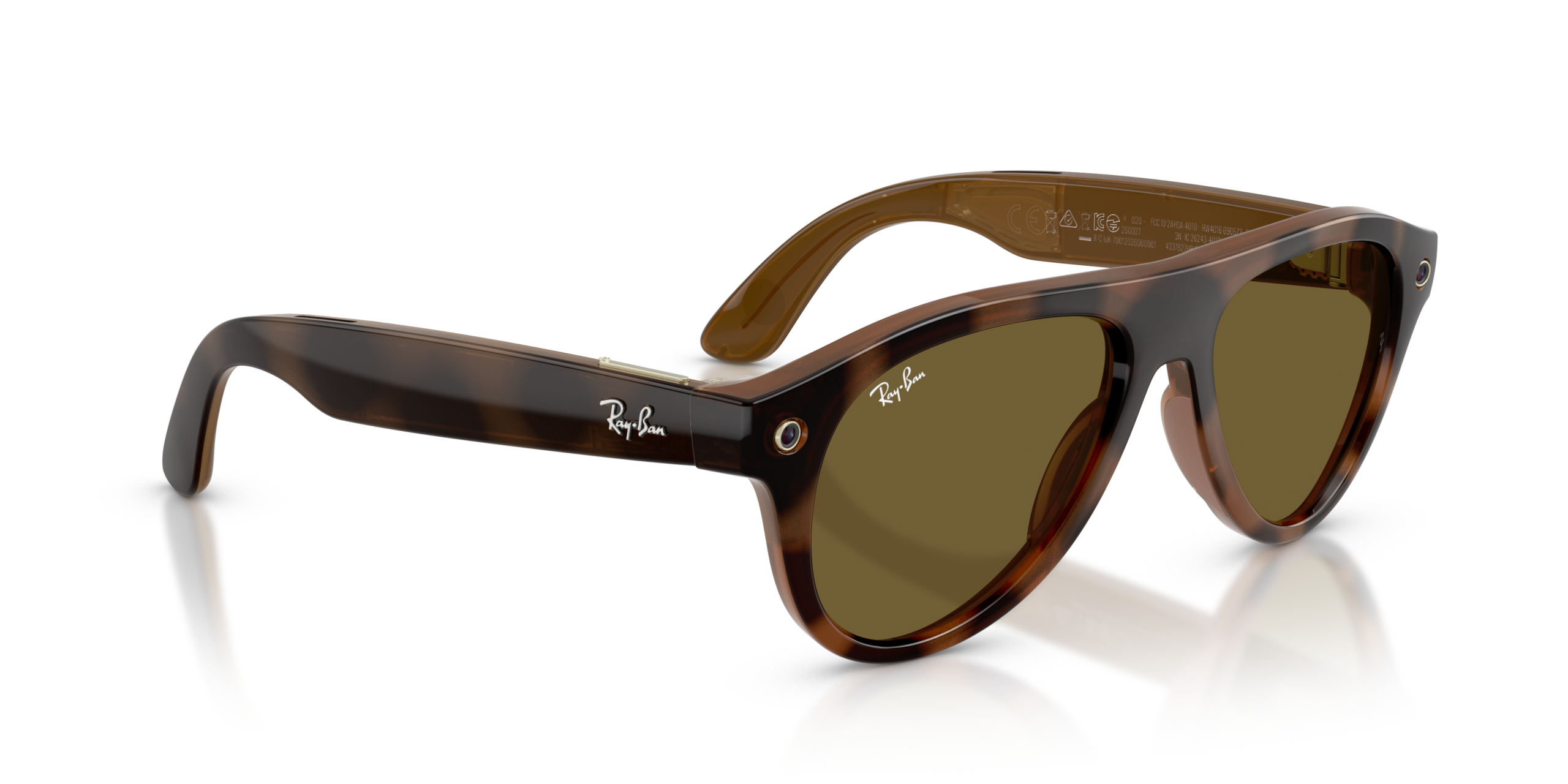 Ray-Ban | Meta Aviator (Gen 3) 0RW4016-690573 - Havana / Bruin - Afbeelding 7