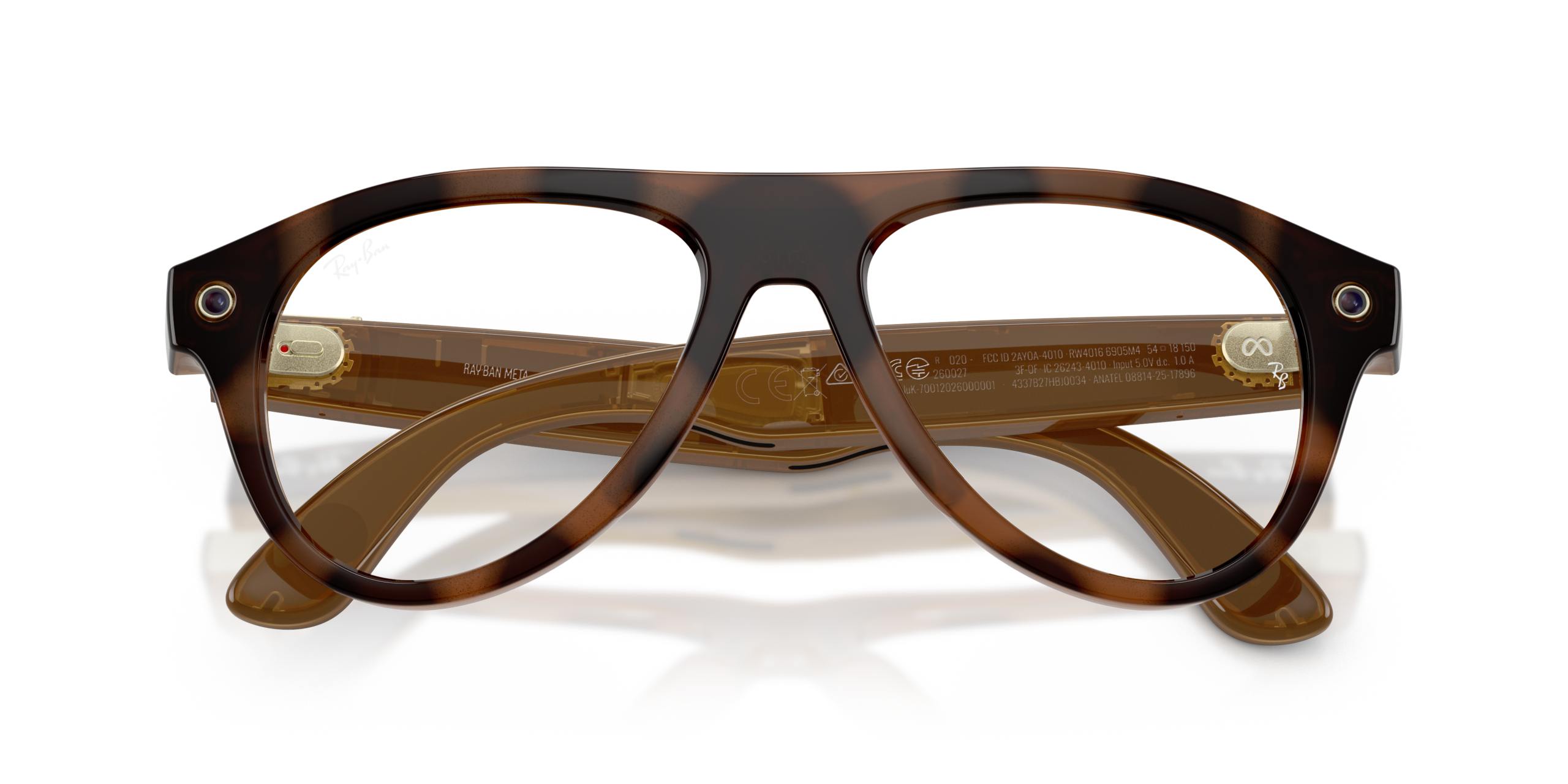 Ray-Ban | Meta Aviator (Gen 3) 0RW4016-690573 - Havana / Bruin - Afbeelding 2