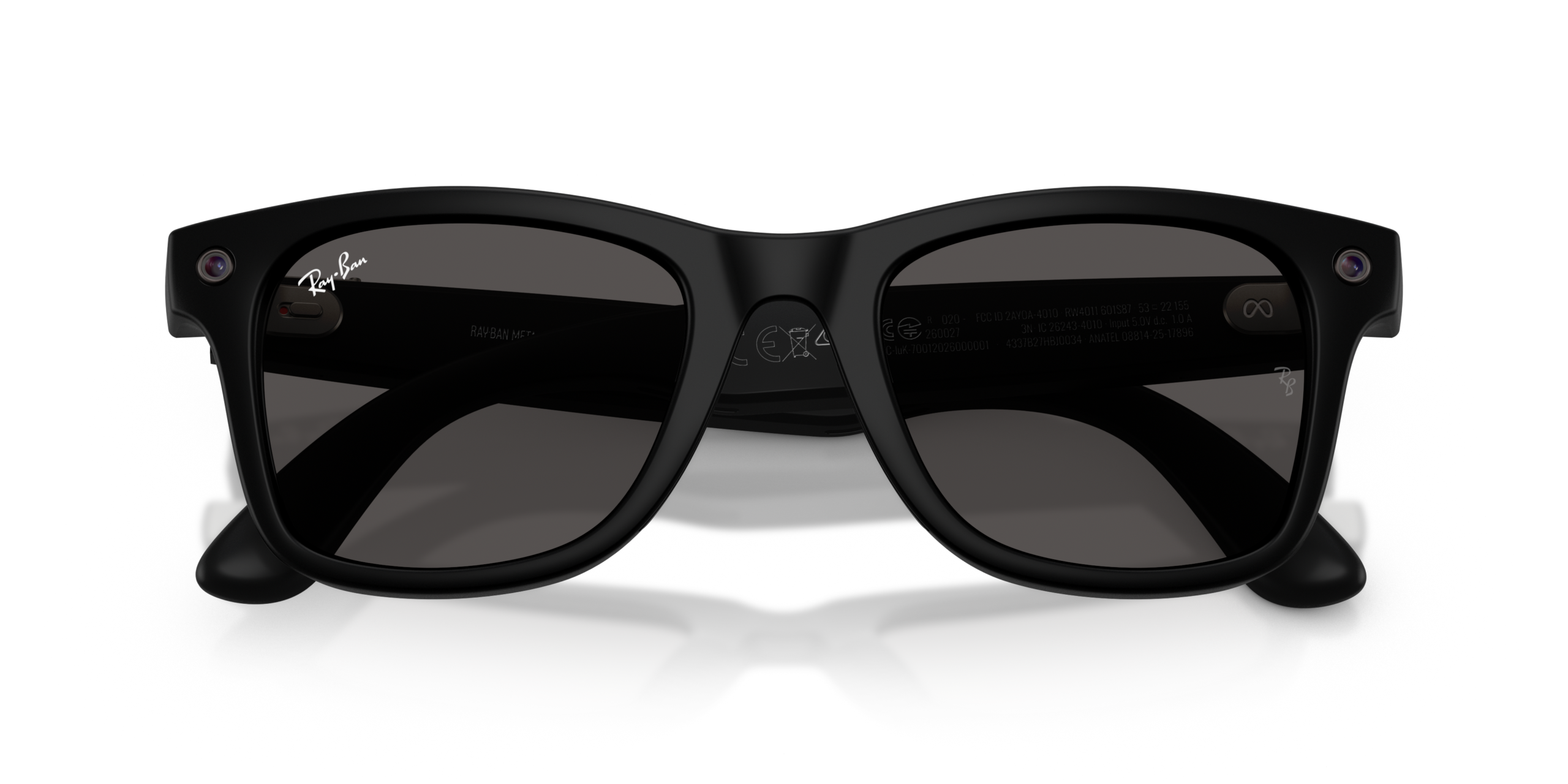 Ray-Ban | Meta Wayfarer (Gen 3) 0RW4011-601S87 - Matzwart - Afbeelding 3