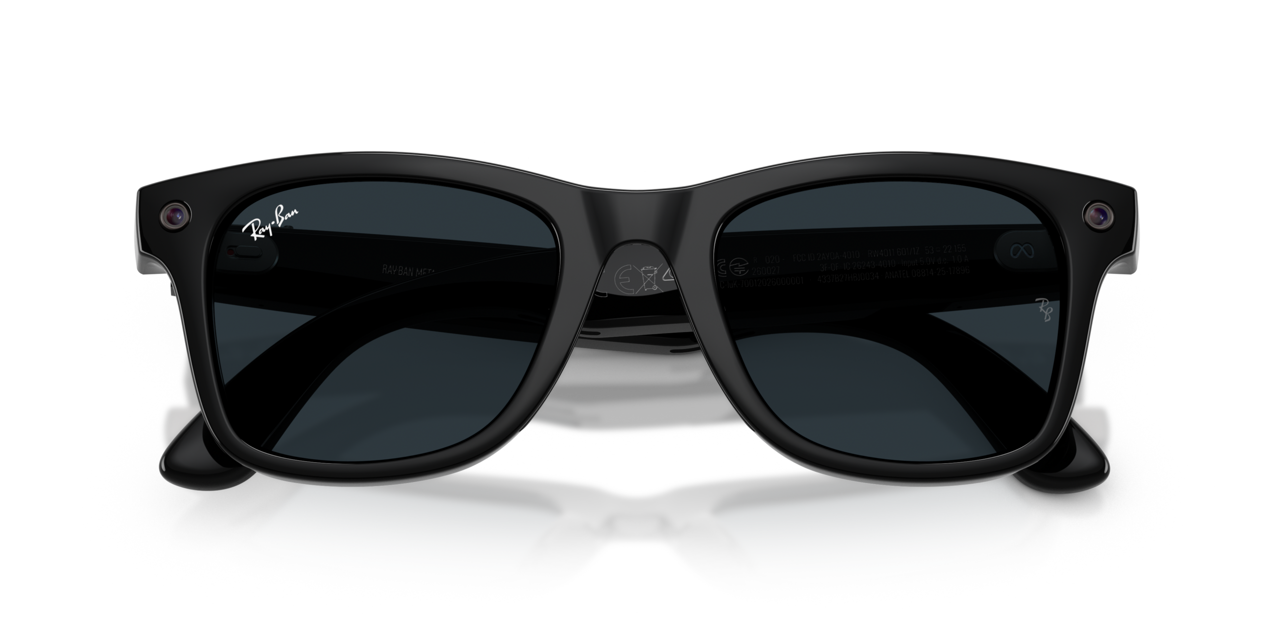 Ray-Ban | Meta Wayfarer (Gen 3) 0RW4011-601/1Z - Glanzend Zwart - Afbeelding 4