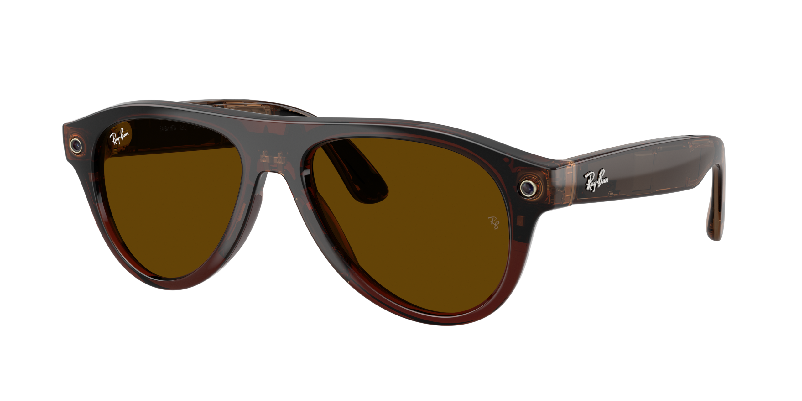 Ray-Ban | Meta Aviator (Gen 3) 0RW4016-6912JD - Transparant Bruin / Groen - Afbeelding 2