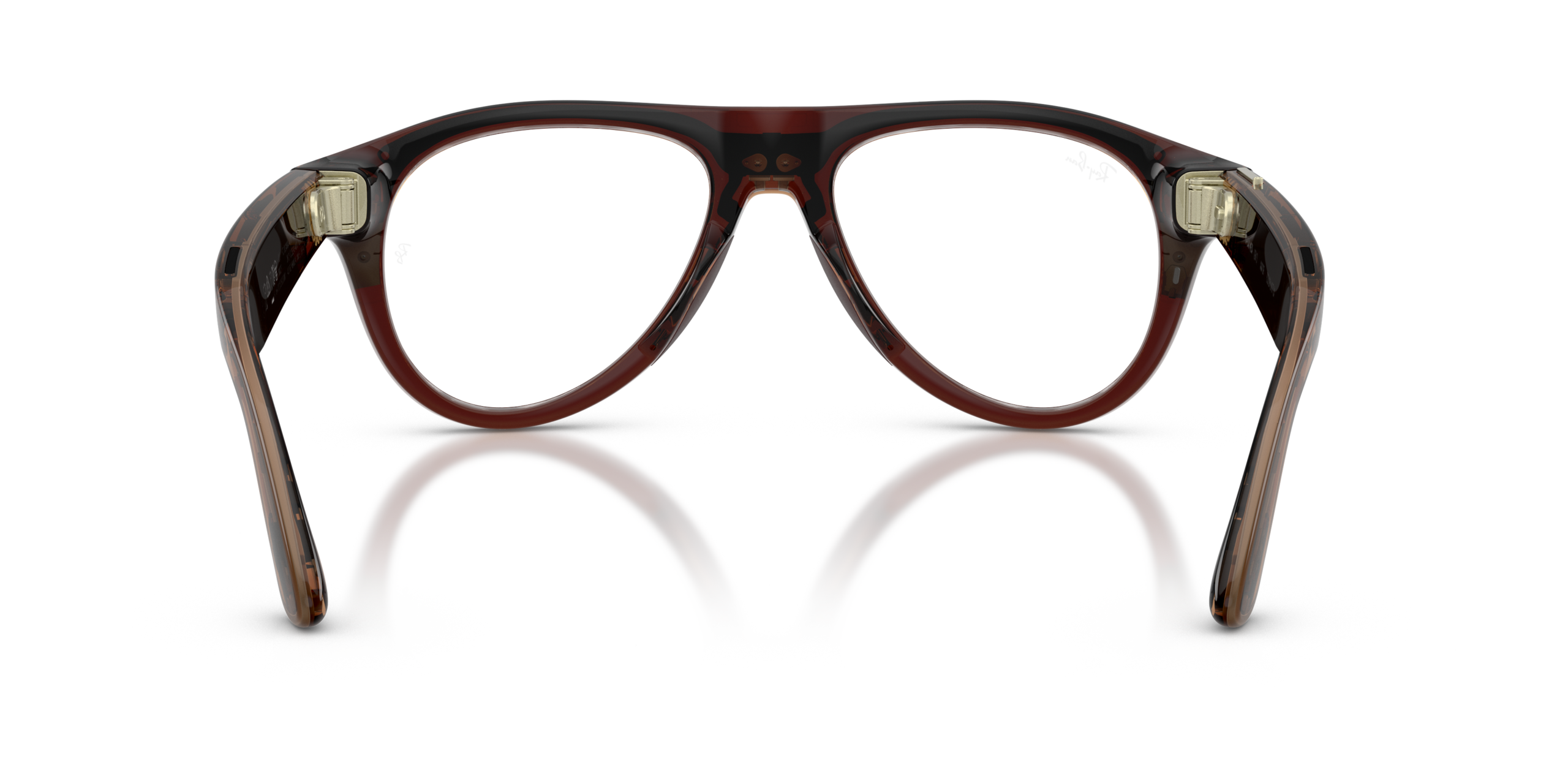 Ray-Ban | Meta Aviator (Gen 3) 0RW4016-6912JD - Transparant Bruin / Groen - Afbeelding 4
