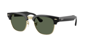Schuinweergave van de Ray-Ban Meta Audio Clubmaster (op sterkte)