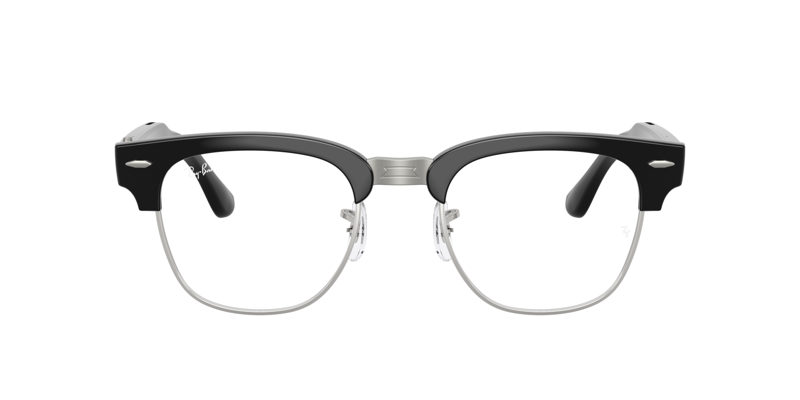 Ray-Ban | Meta Audio Clubmaster 0RW7004-601/SB - Zwart / Zilver