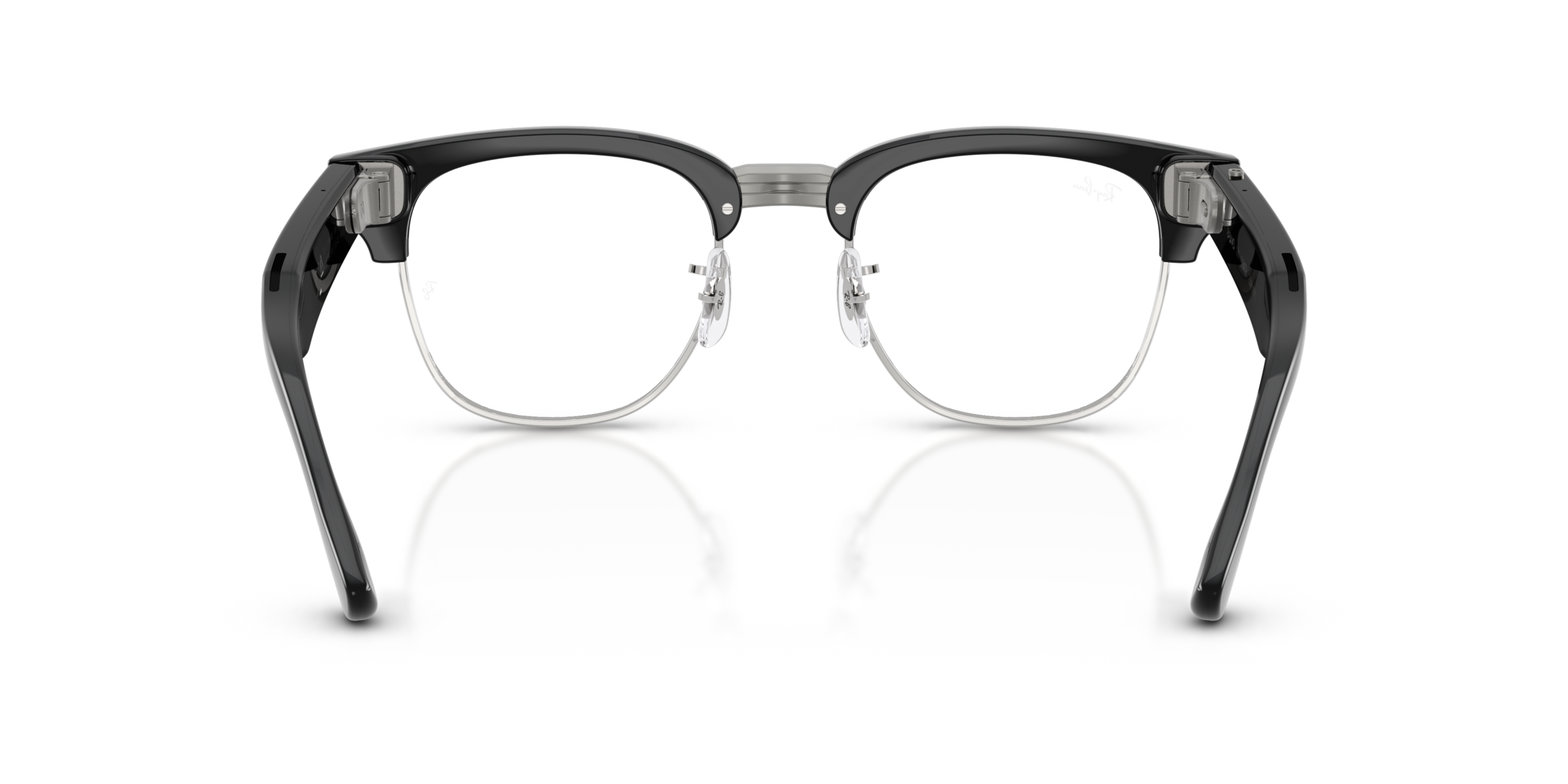 Ray-Ban | Meta Audio Clubmaster 0RW7004-601/SB - Zwart / Zilver - Afbeelding 4
