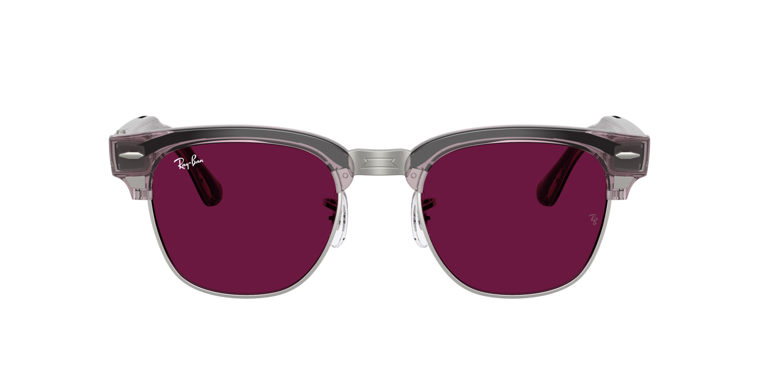 Ray-Ban | Meta Audio Clubmaster 0RW7004-6932MI - Transparant Roze