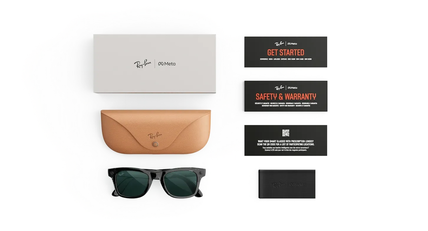 Ray-Ban | Meta Wayfarer (Gen 3) 0RW4011-690680 - Transparant Zwart - Afbeelding 6
