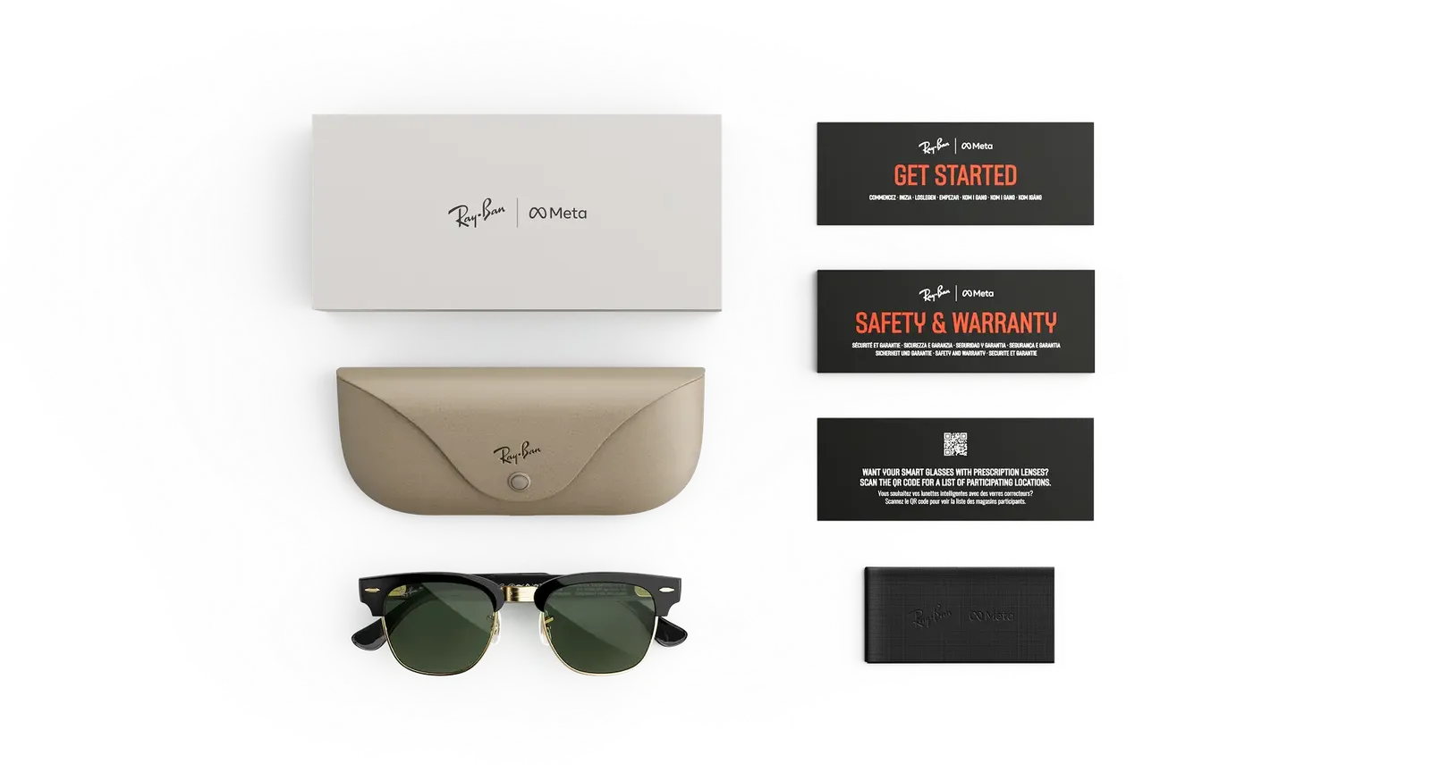 Ray-Ban | Meta Audio Clubmaster 0RW7004-601/71 - Zwart - Afbeelding 6